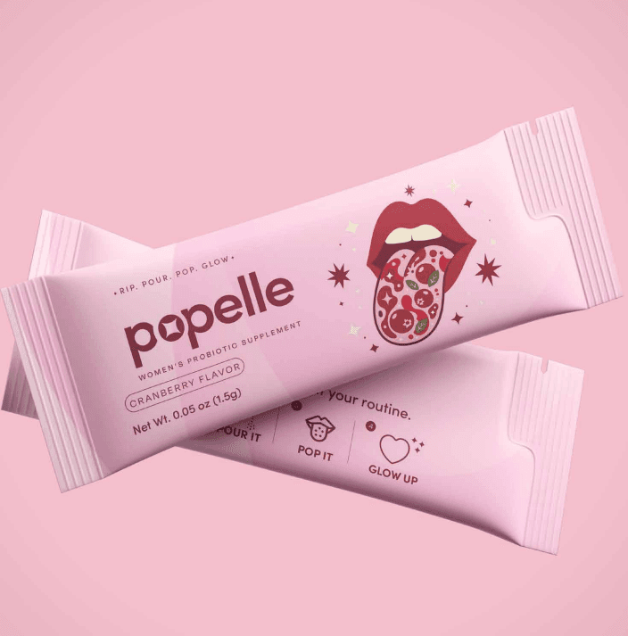 Two Popelle cranberry sachets